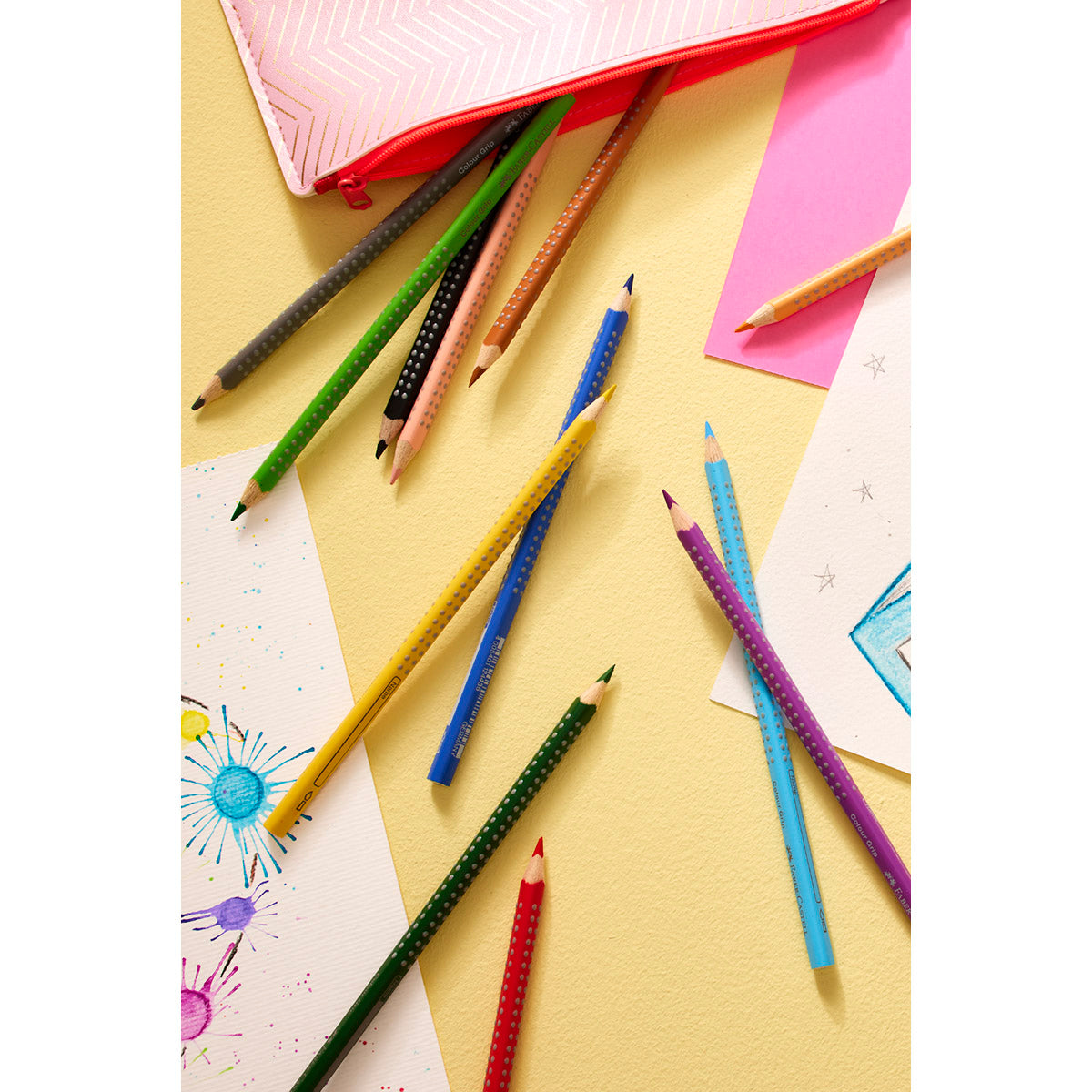 Faber-Castell - Colour Grip Pencils, Set of 12