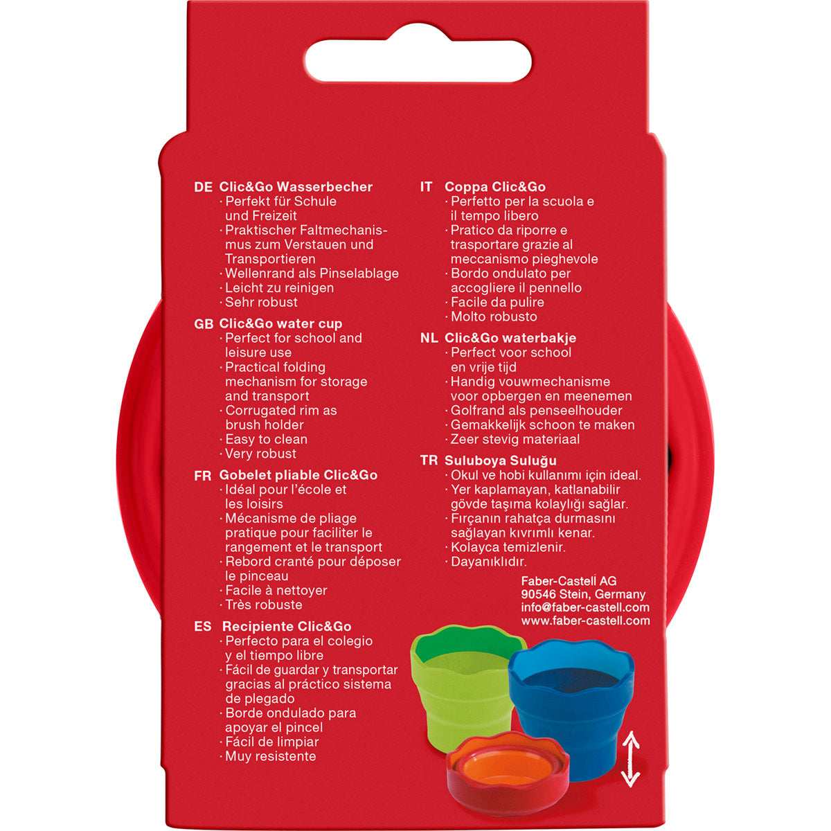 Faber-Castell - Water Cup, Red