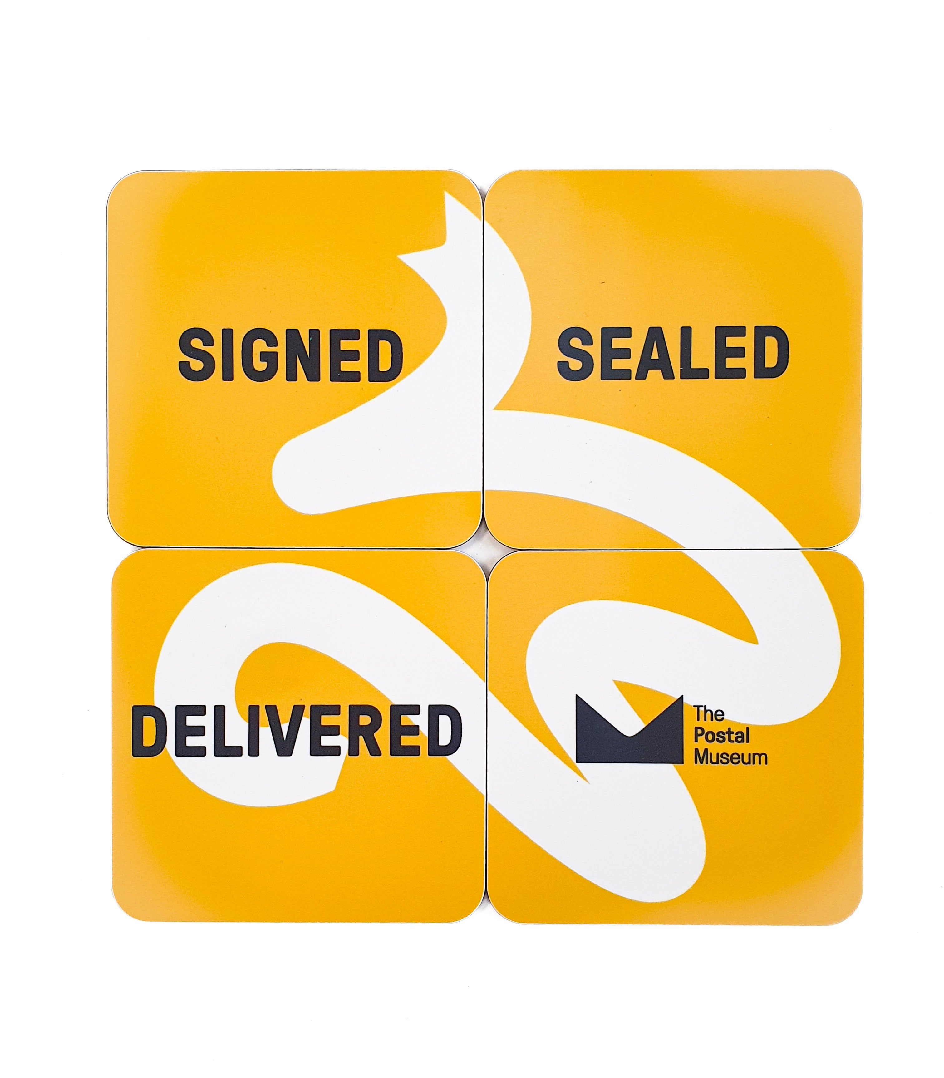 Signed, Sealed, Delivered Coaster Set