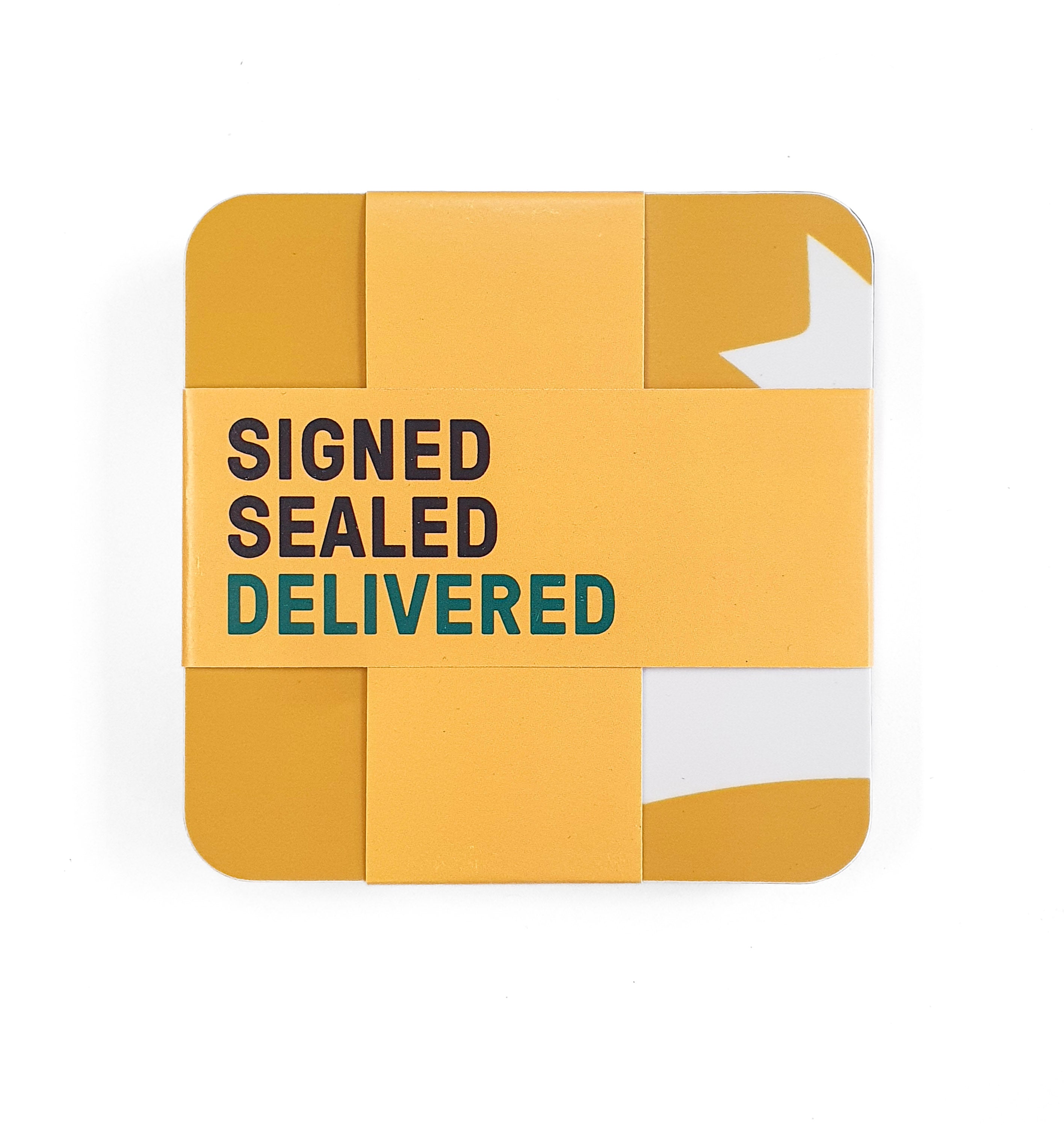 Signed, Sealed, Delivered Coaster Set