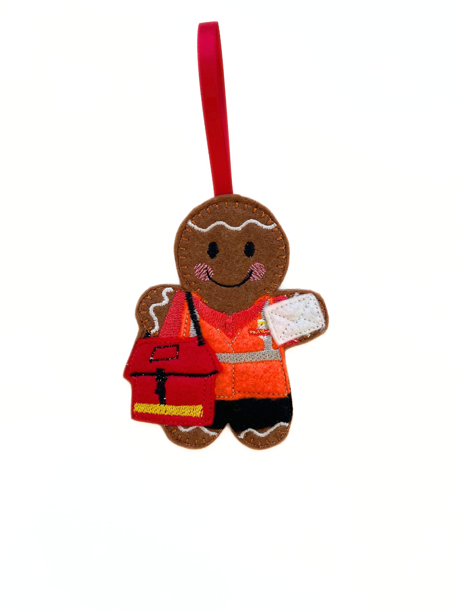 Gingerbread Postie Decoration