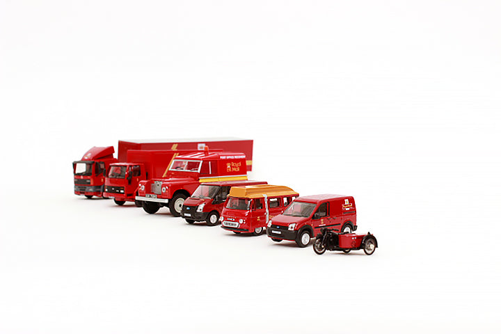 Royal Mail Motorcycle and Sidecar 1:76 Scale Model