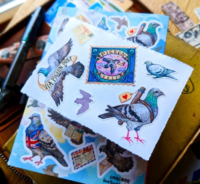 Pigeon Post Sticker Set