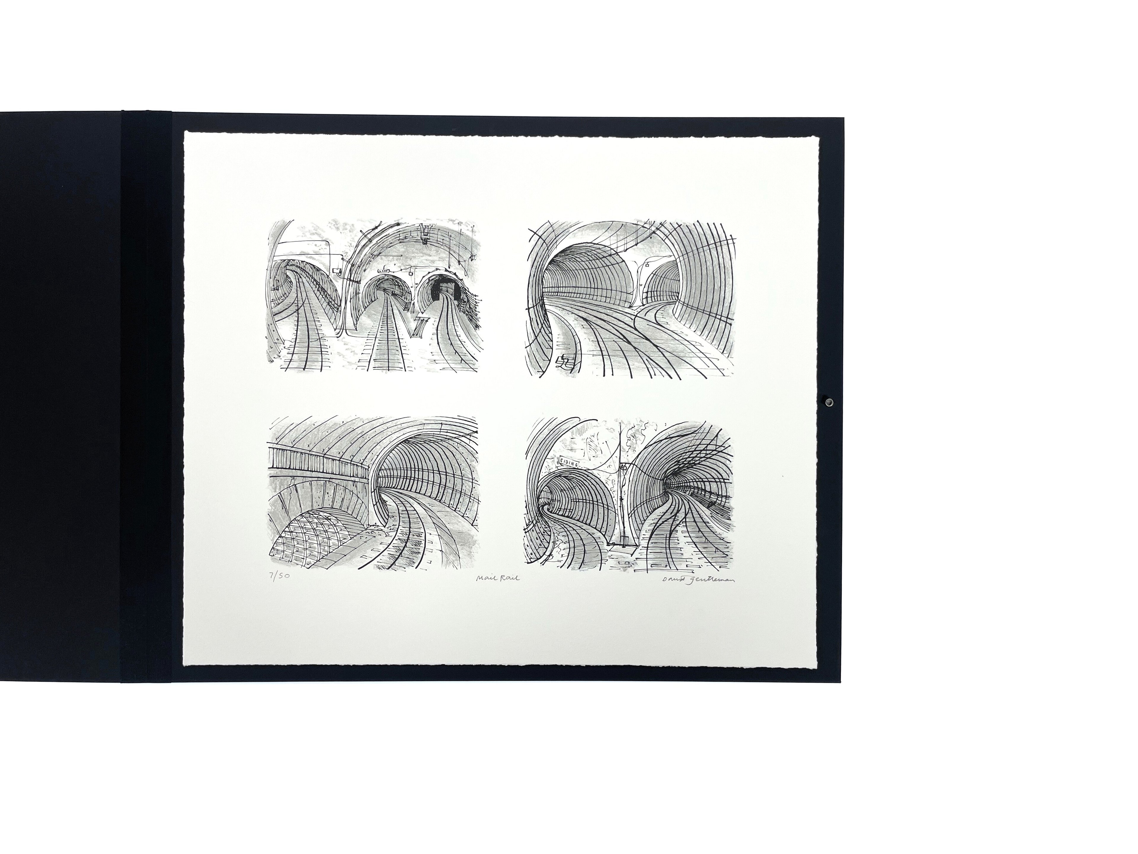 Limited Edition David Gentleman Mail Rail Print