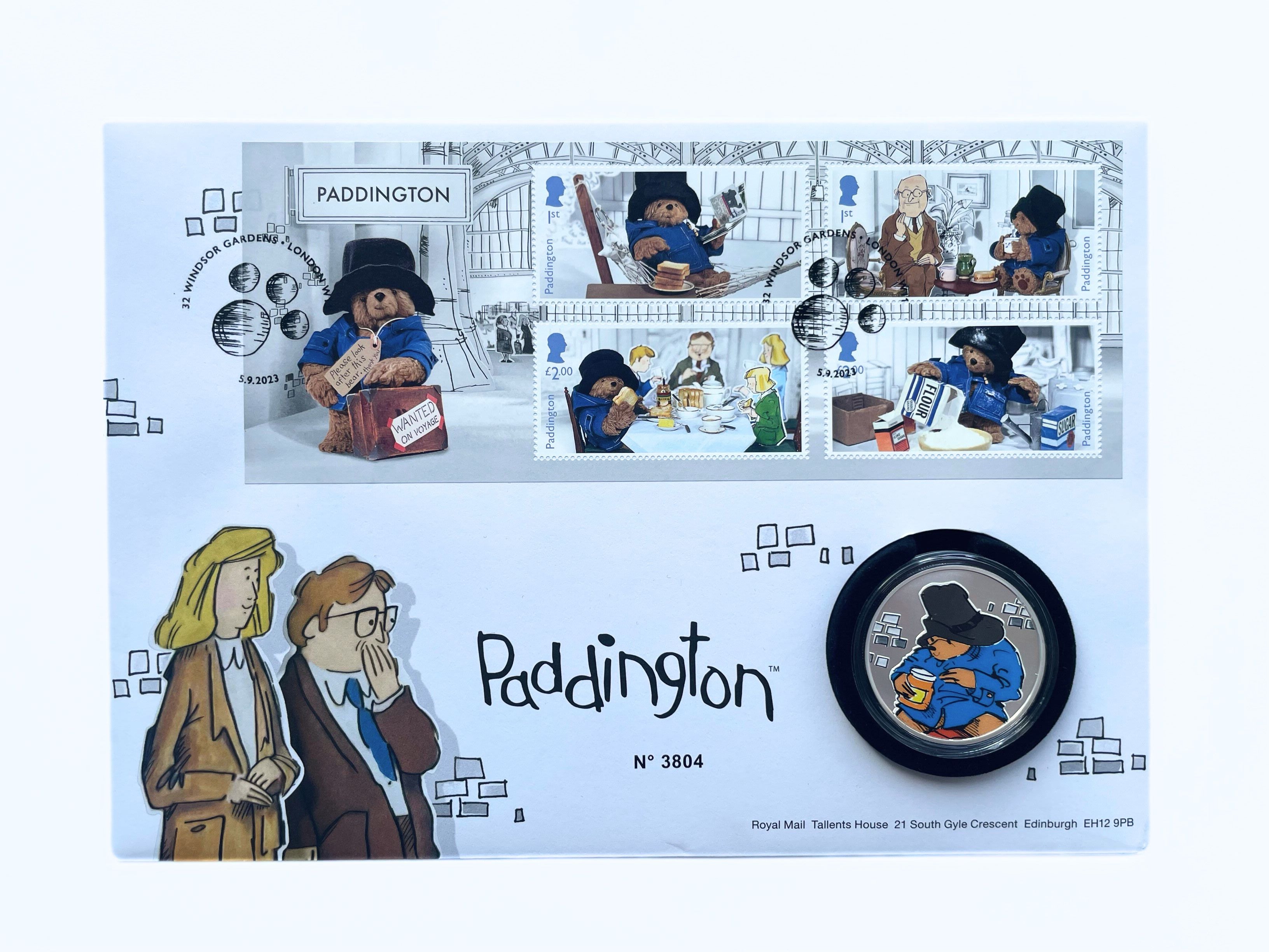 Paddington Stamp Medal Collectable