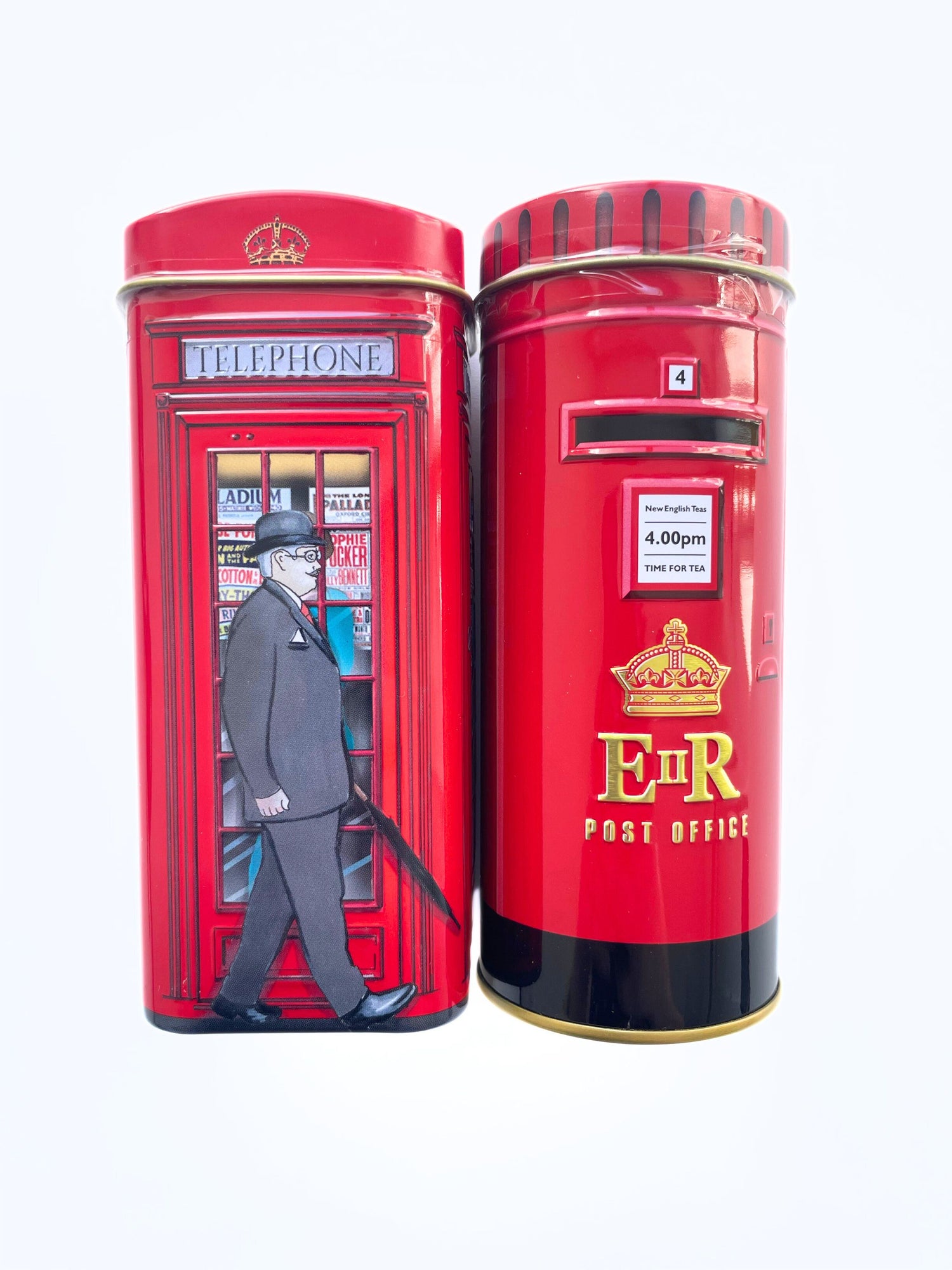 Telephone Box Tea Tin