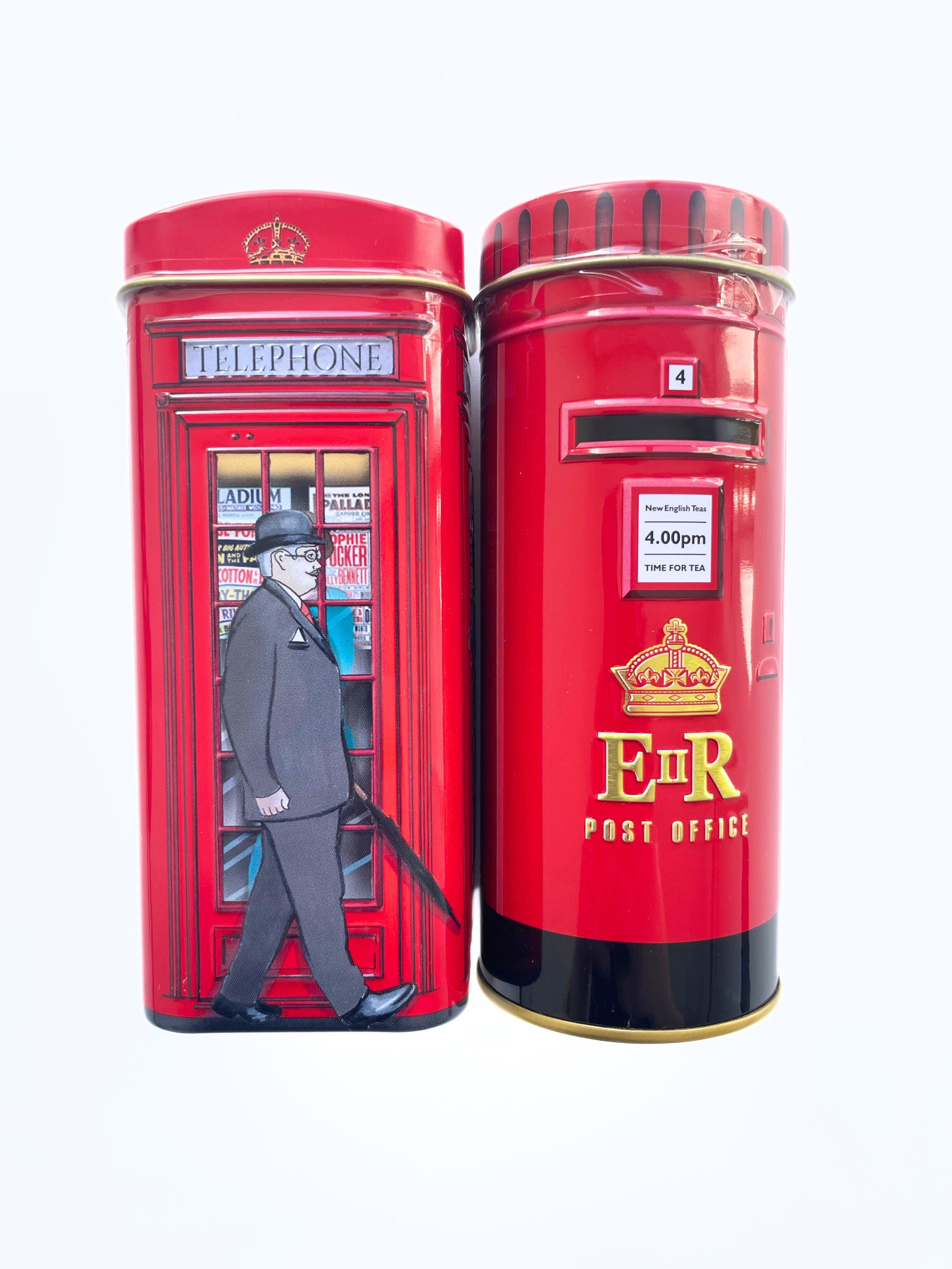 Telephone Box Tea Tin