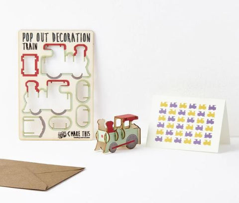 Train Pop-out Card