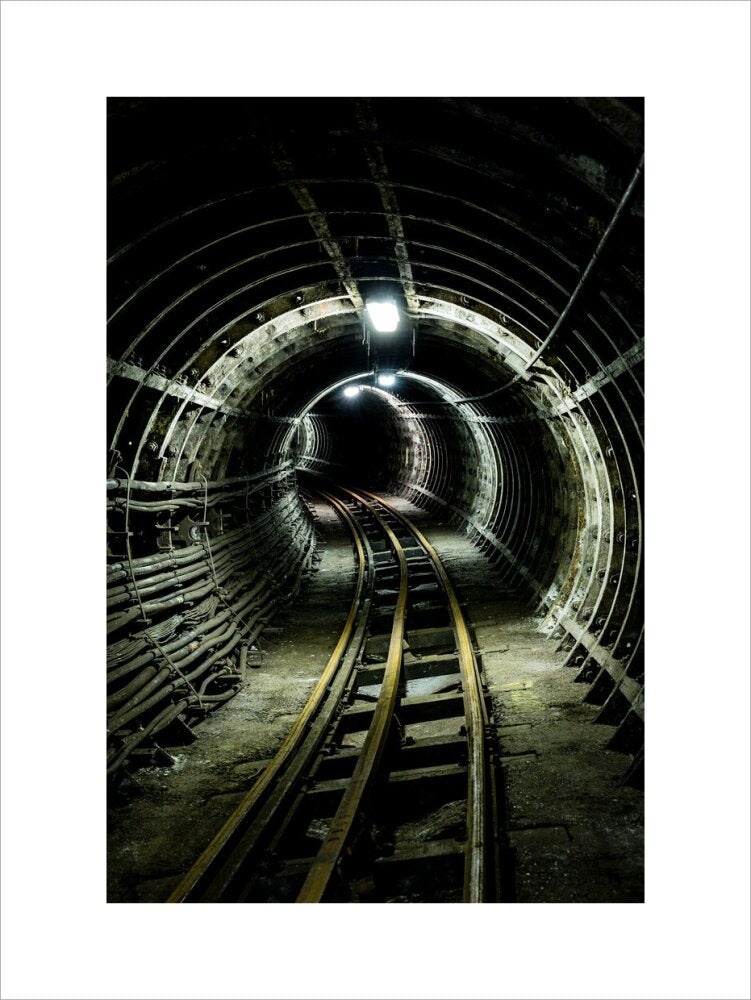 Bend in the Tracks (art print, extra large, unframed)