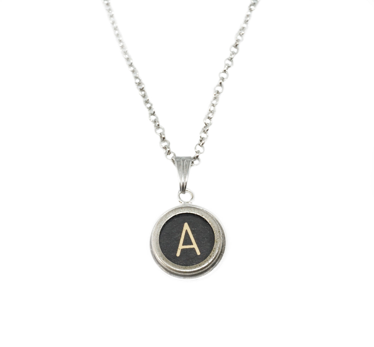 Typewriter Key Necklace