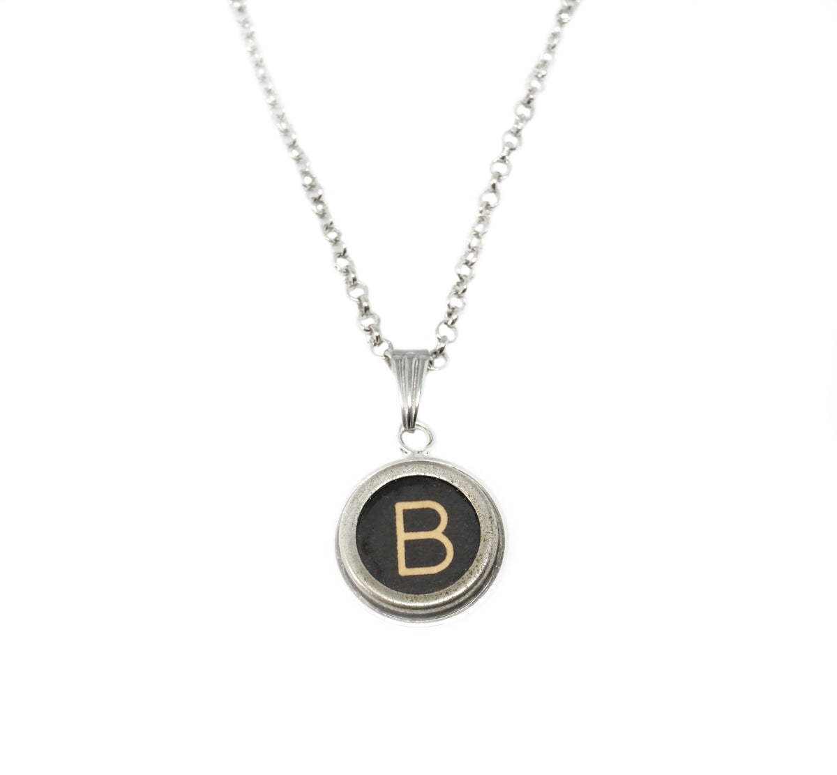 Typewriter Key Necklace