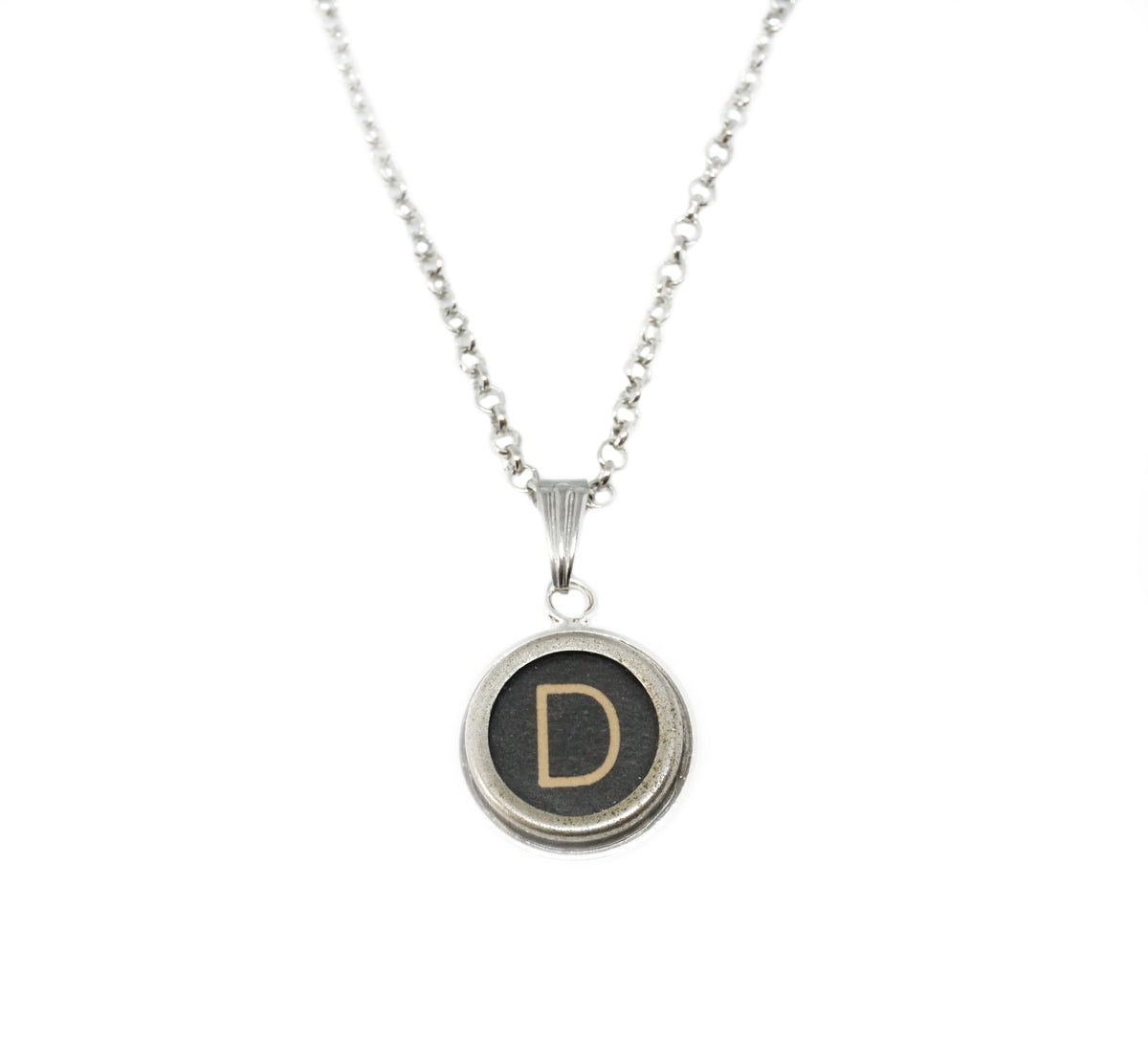Typewriter Key Necklace