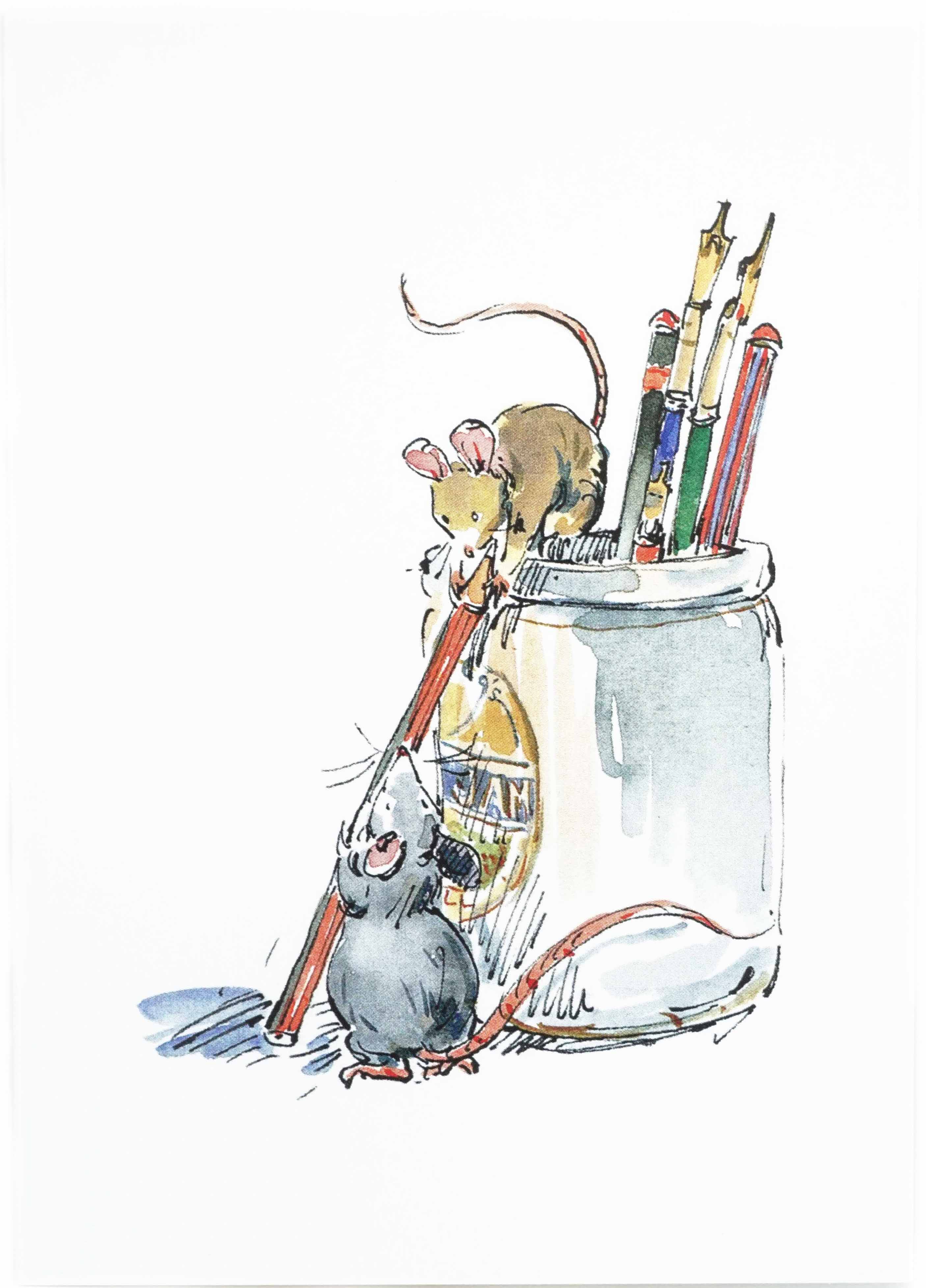 Tibs The Post Office Cat Greetings Card