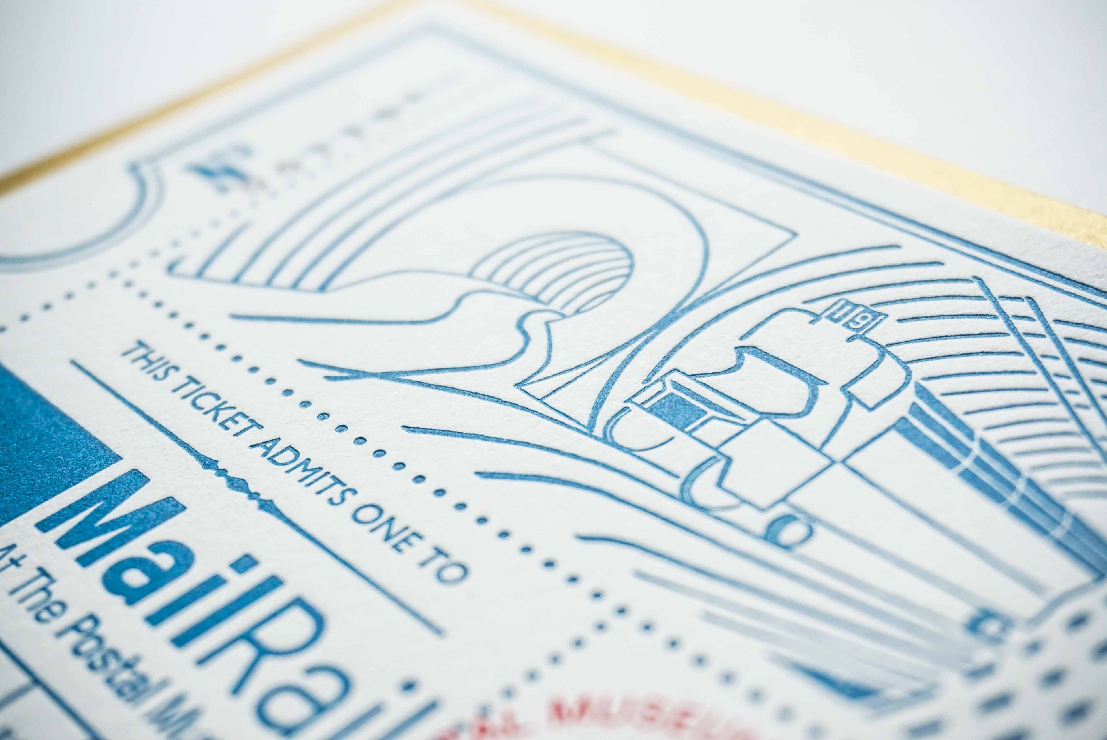 Mail Rail Souvenir ticket