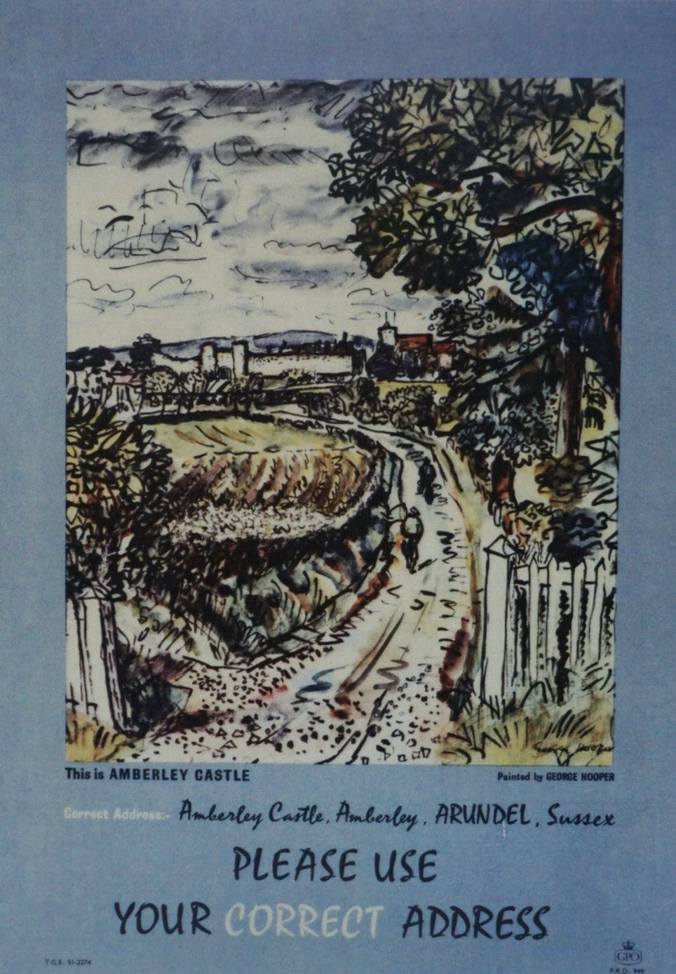 Please Use Correct Address Postcard Pack