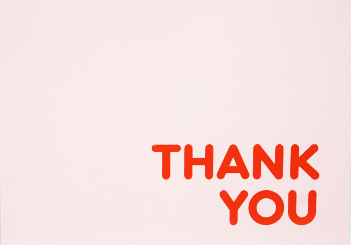 Thank You Greetings Card