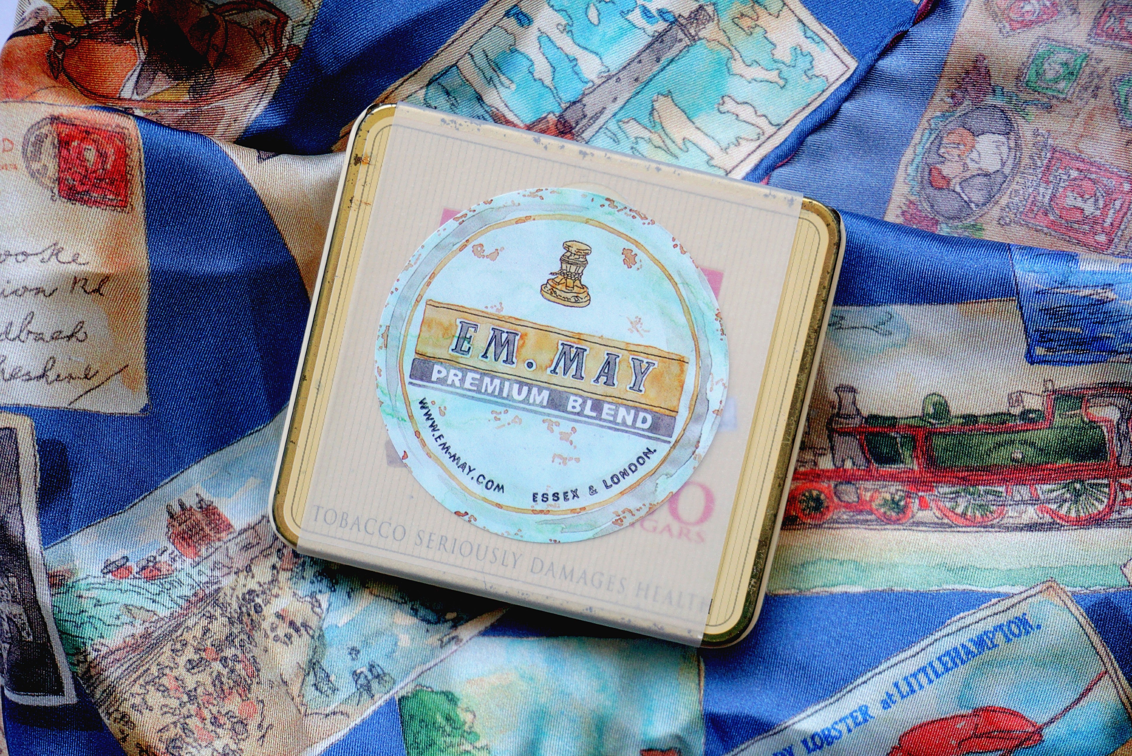 Silk Postcard Neckerchief