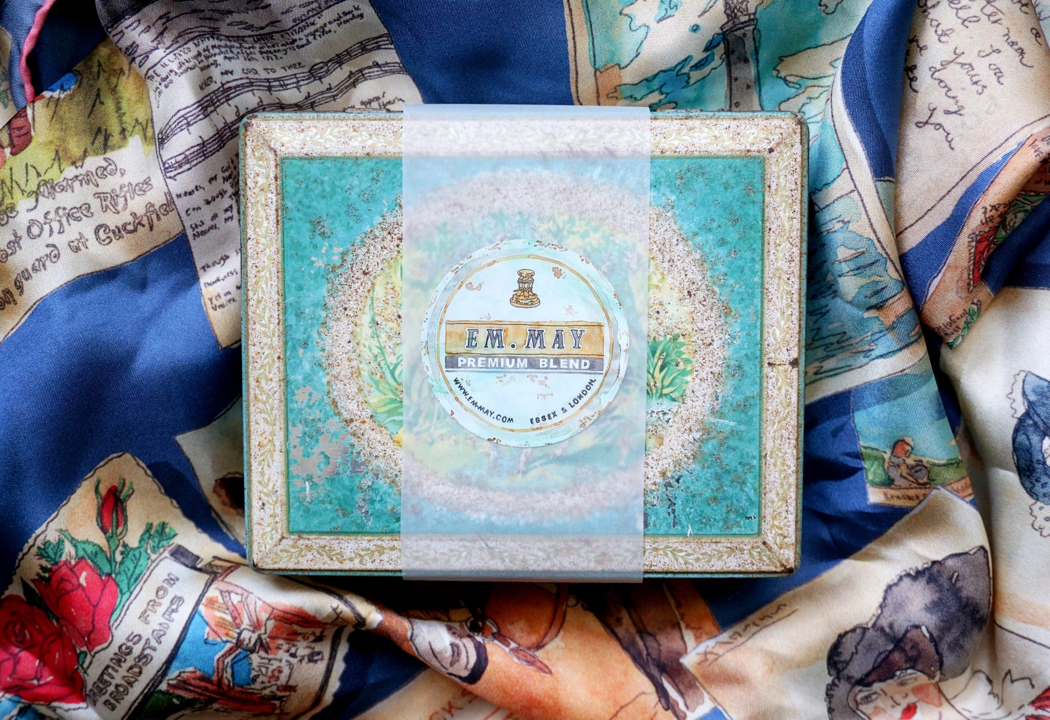 Silk Postcard Scarf