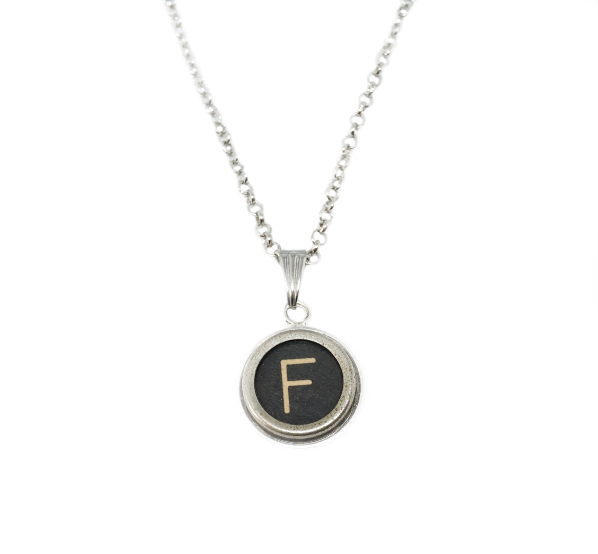 Typewriter Key Necklace