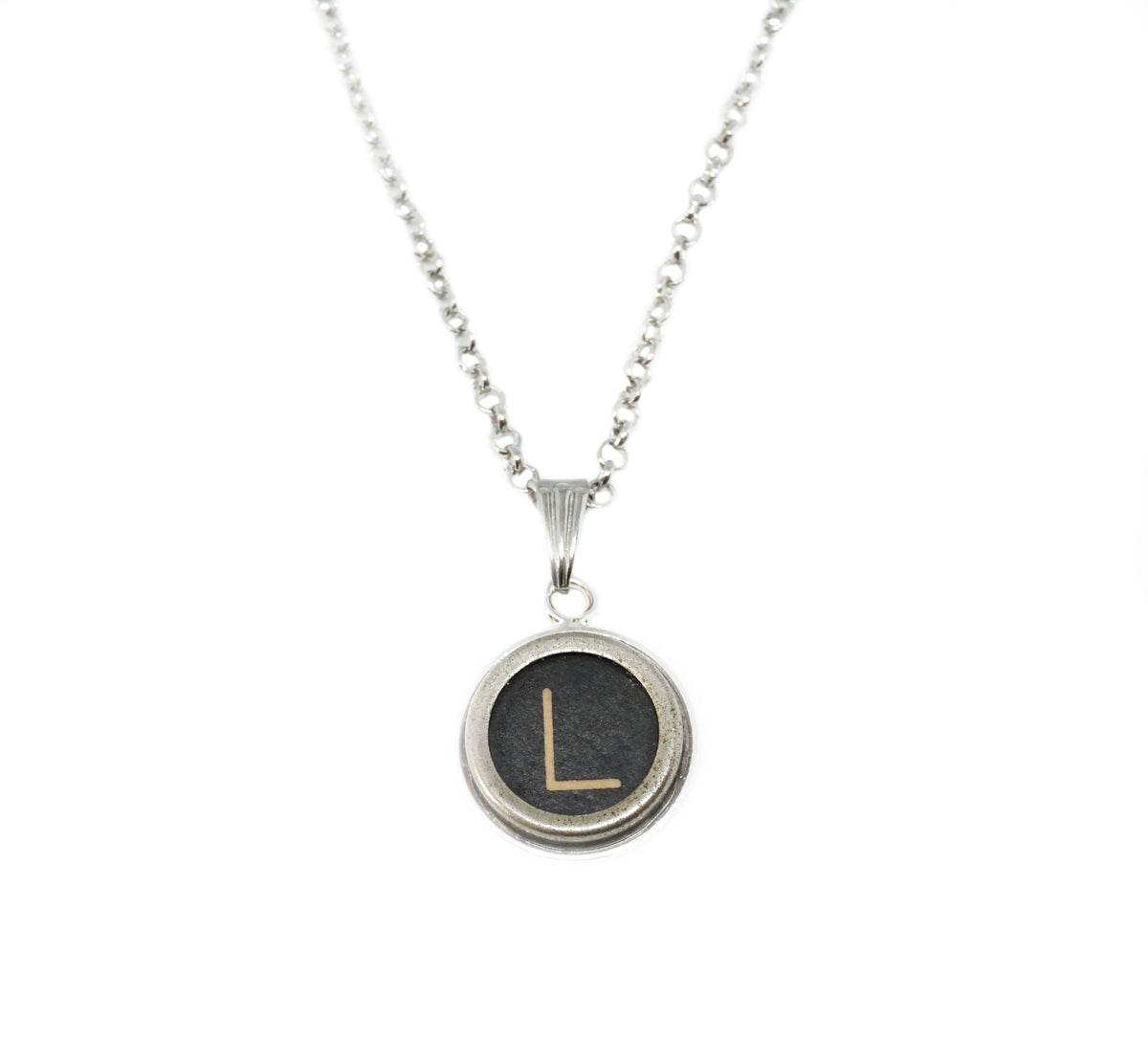 Typewriter Key Necklace