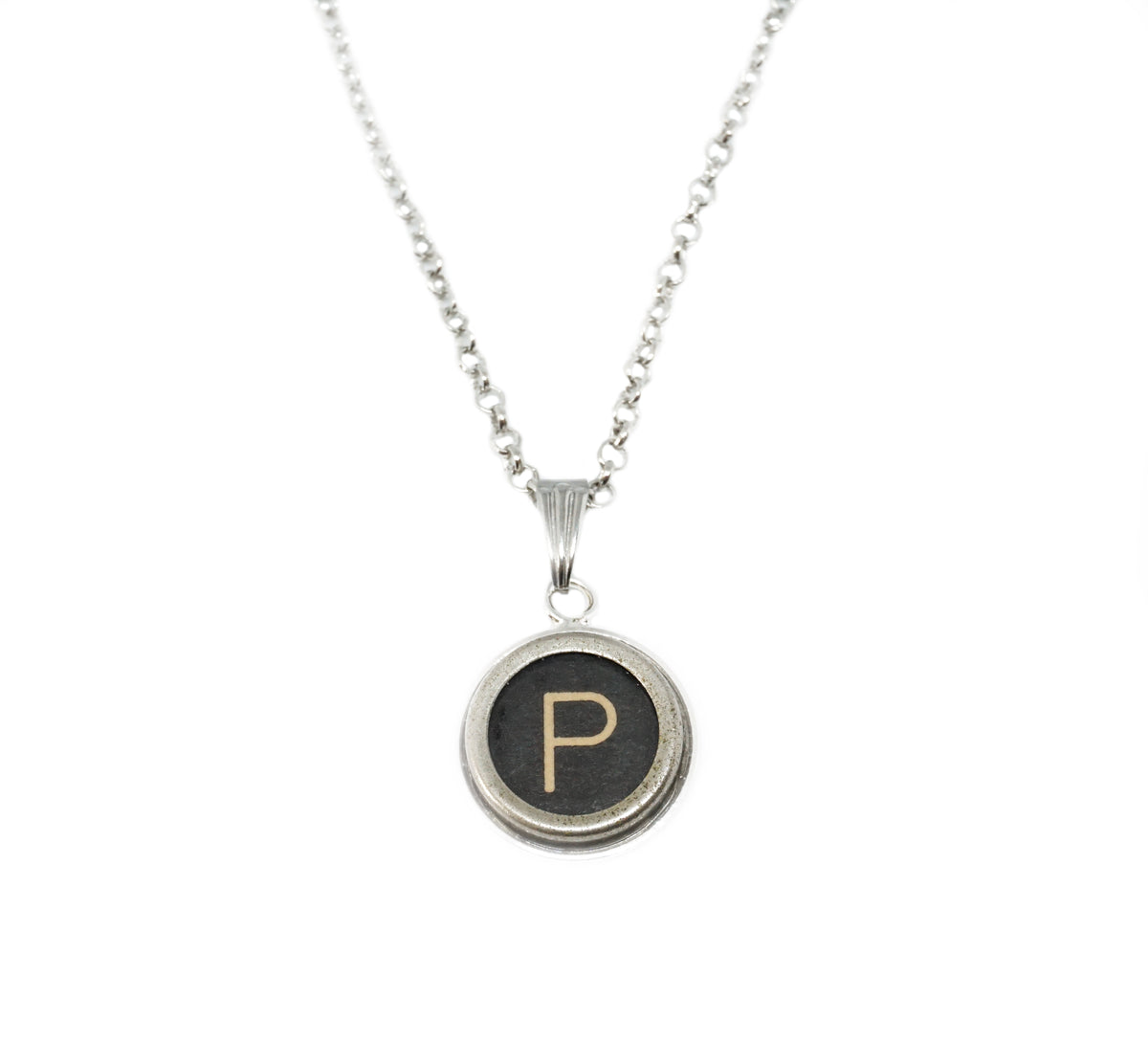 Typewriter Key Necklace