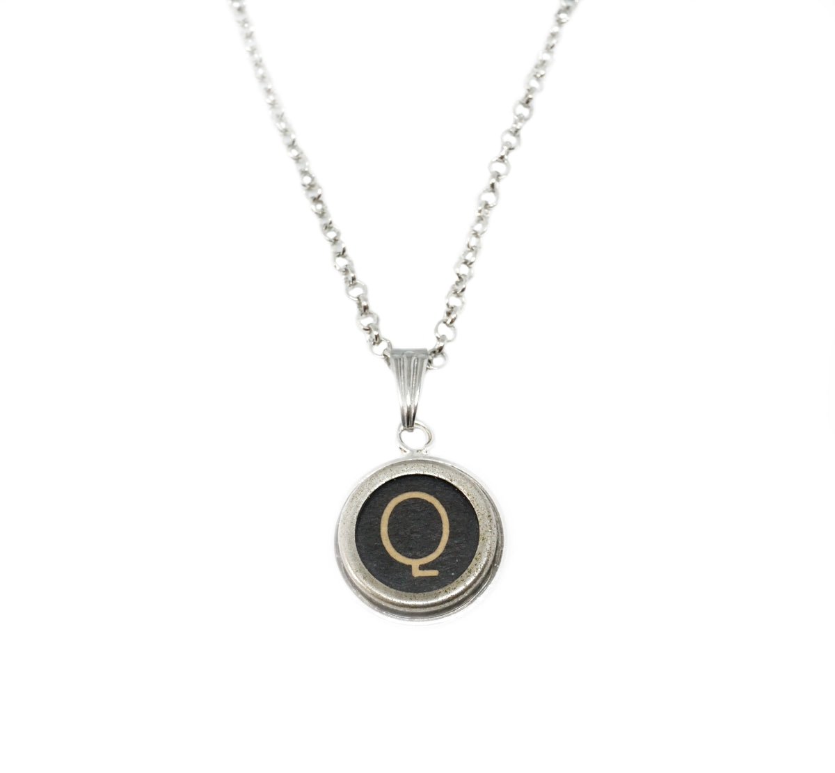 Typewriter Key Necklace