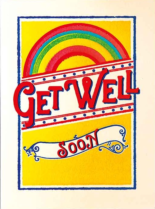 Get Well Soon Greetings Card