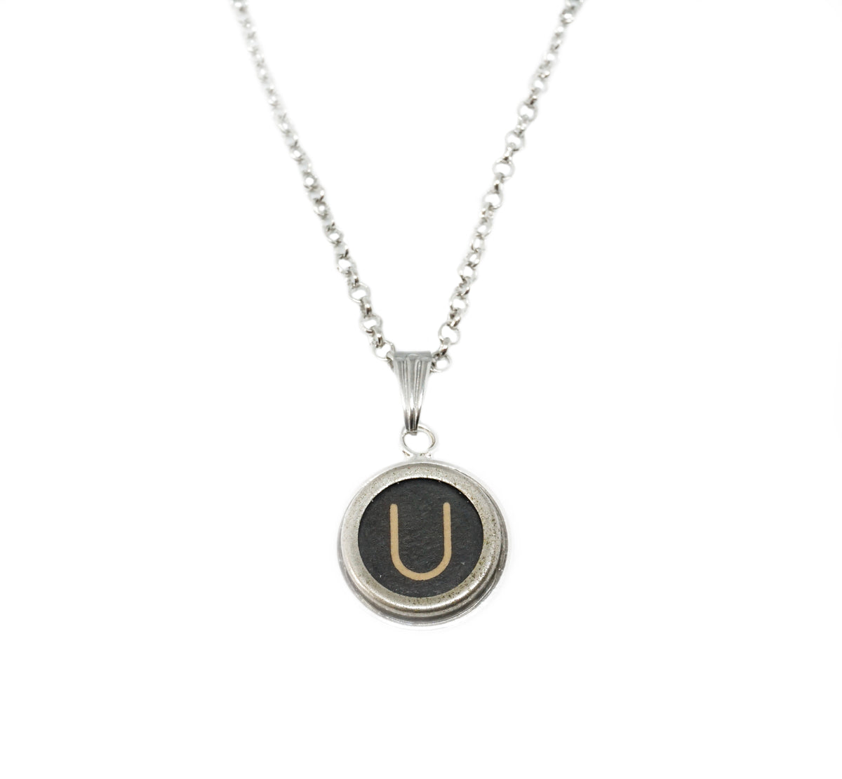 Typewriter Key Necklace