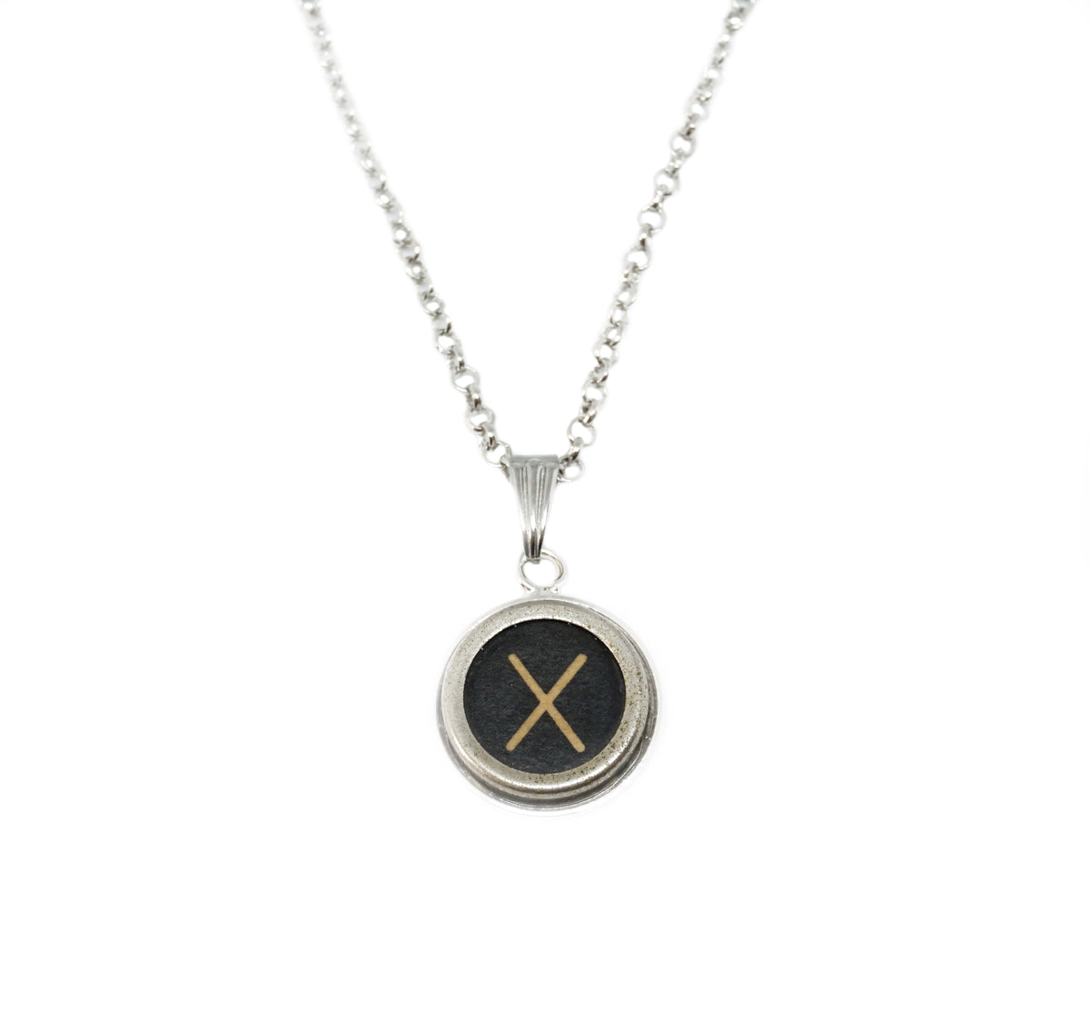 Typewriter Key Necklace
