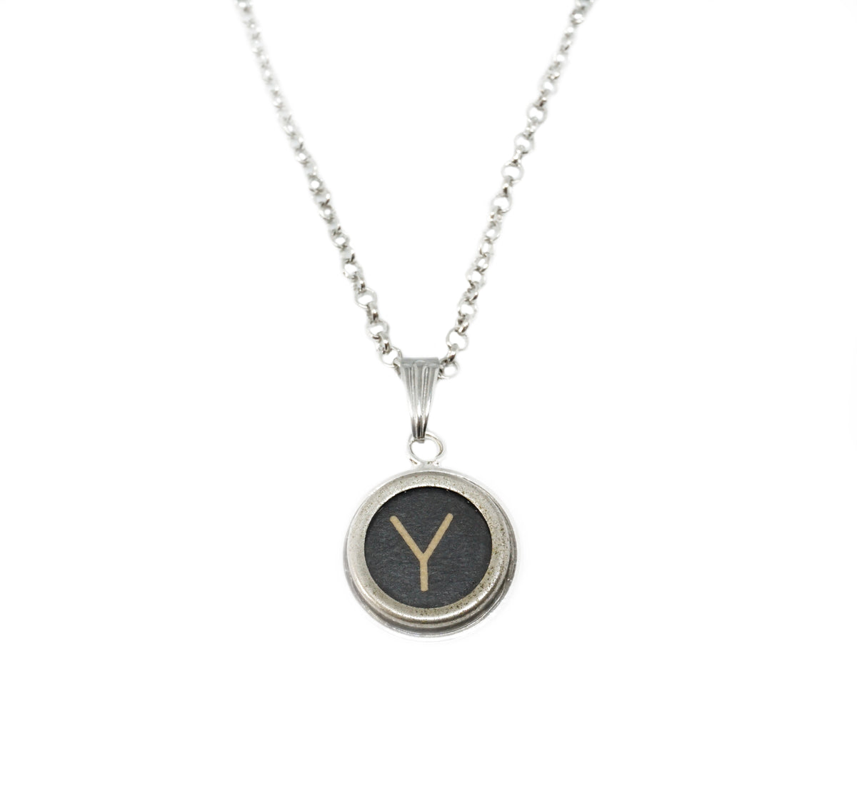 Typewriter Key Necklace