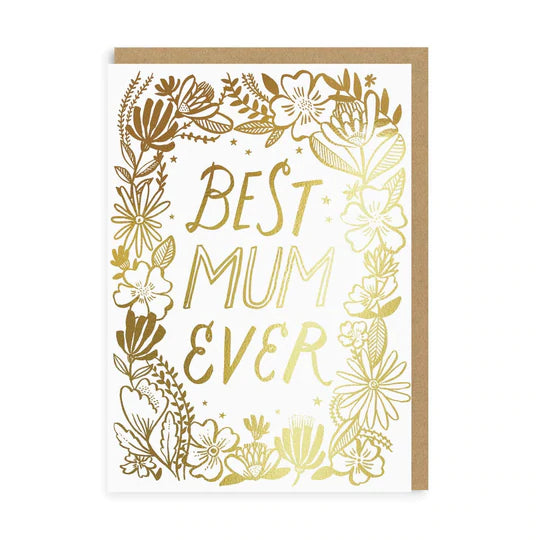 Best Mum Ever Greetings Card