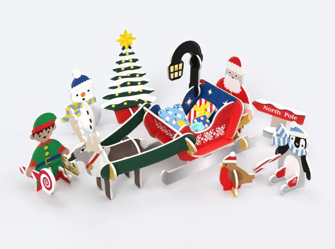 Santa Sleigh Eco Playset