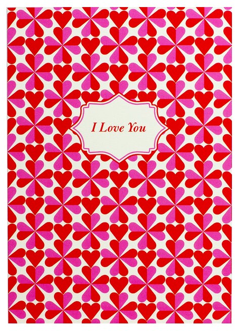 I Love You Greetings Card