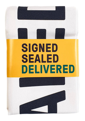 Signed, Sealed, Delivered Tea Towel