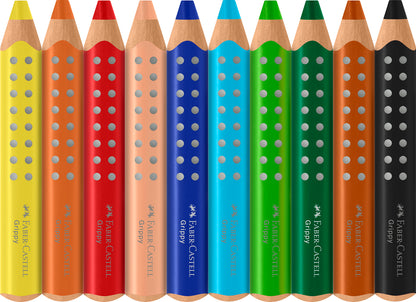 Faber-Castell - Grippy Colour Pencils, Set of 10