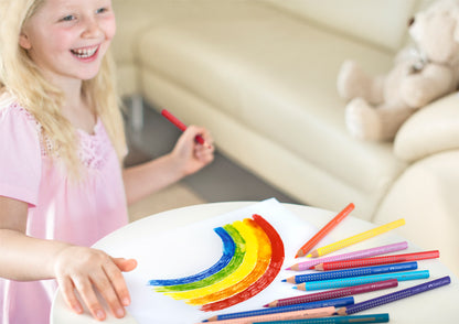 Faber-Castell - Jumbo Colour Grip Pencils, Set of 12