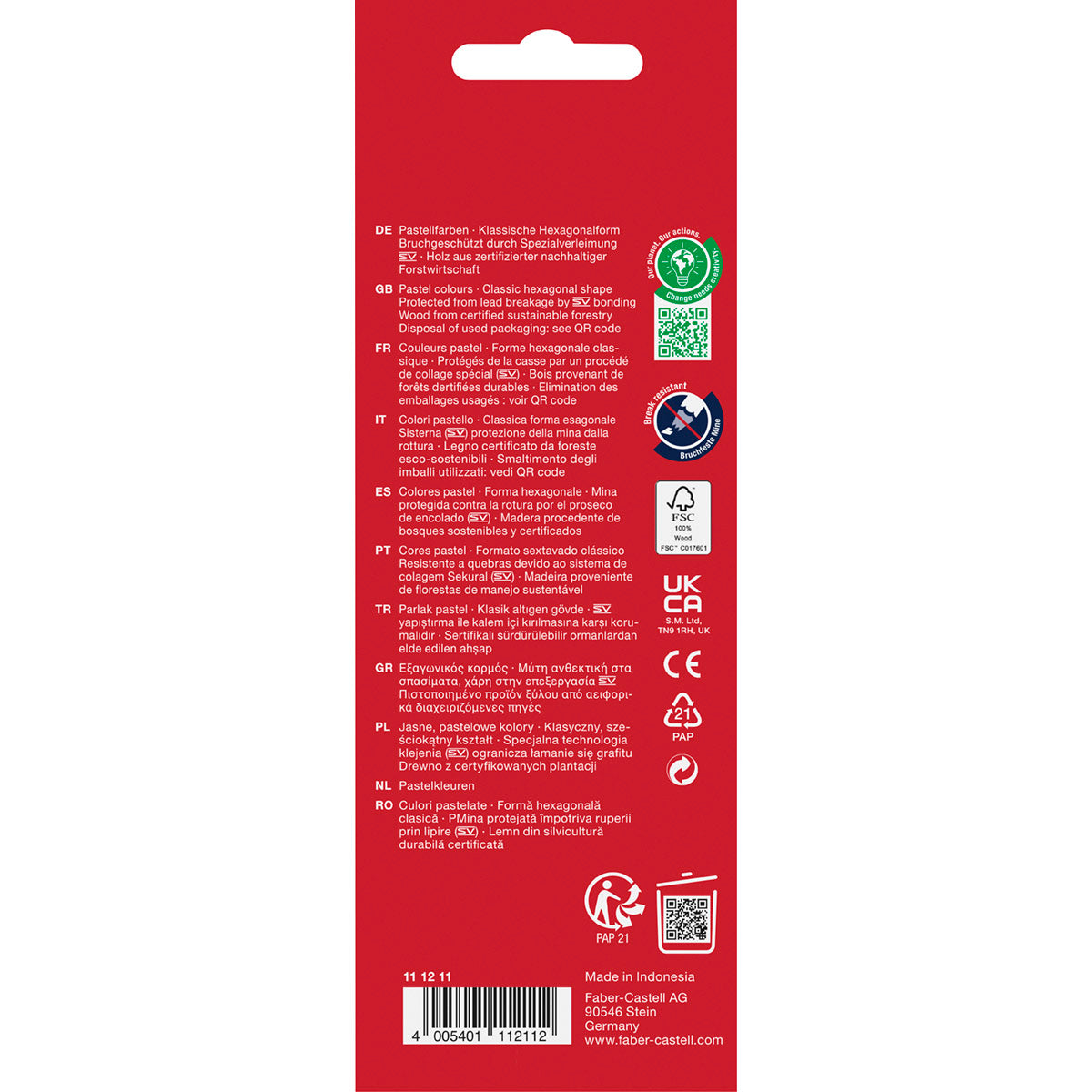 Faber-Castell - Classic Colour Pencils, Set of 10