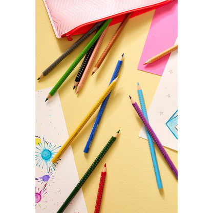 Faber-Castell - Colour Grip Pencils, Set of 12