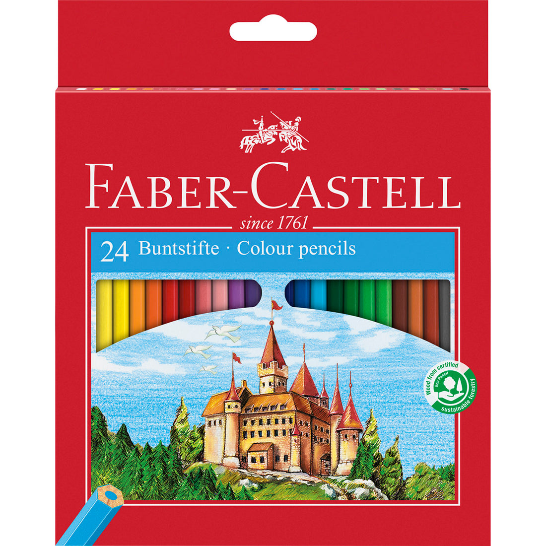 Faber-Castell - Classic Colour Pencils, Set of 24