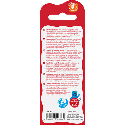 Faber-Castell - Bulb Crayons for Smaller Hands, Set of 4