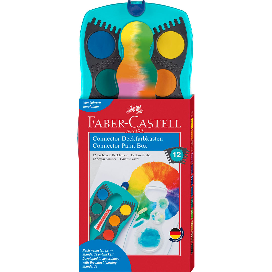 Faber-Castell - Connector Paints, Set of 12, Turquoise