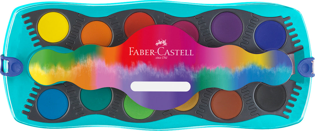 Faber-Castell - Connector Paints, Set of 12, Turquoise