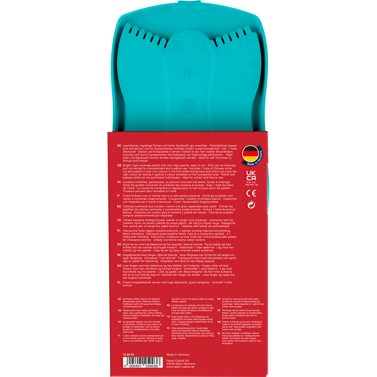 Faber-Castell - Connector Paints, Set of 12, Turquoise