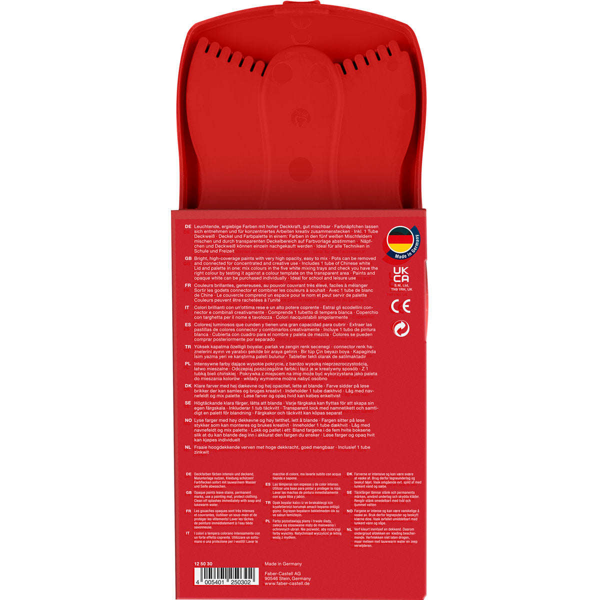 Faber-Castell - Connector Paints, Set of 12, Red