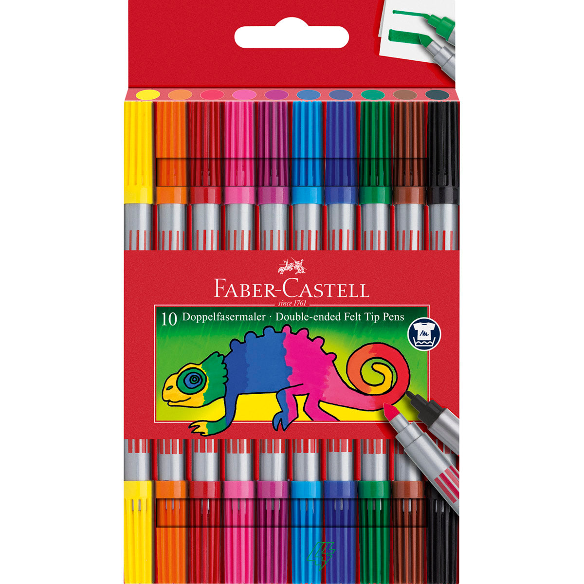 Faber-Castell - Double-End Fibre tips, Set of 10
