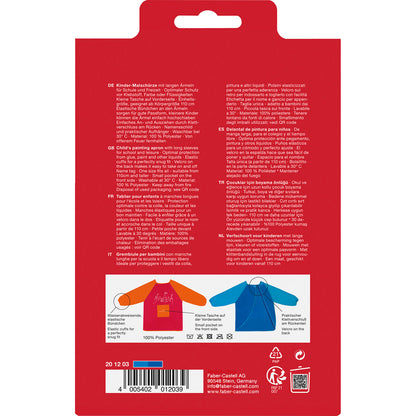 Faber-Castell - Craft Apron for Young Artists, Red