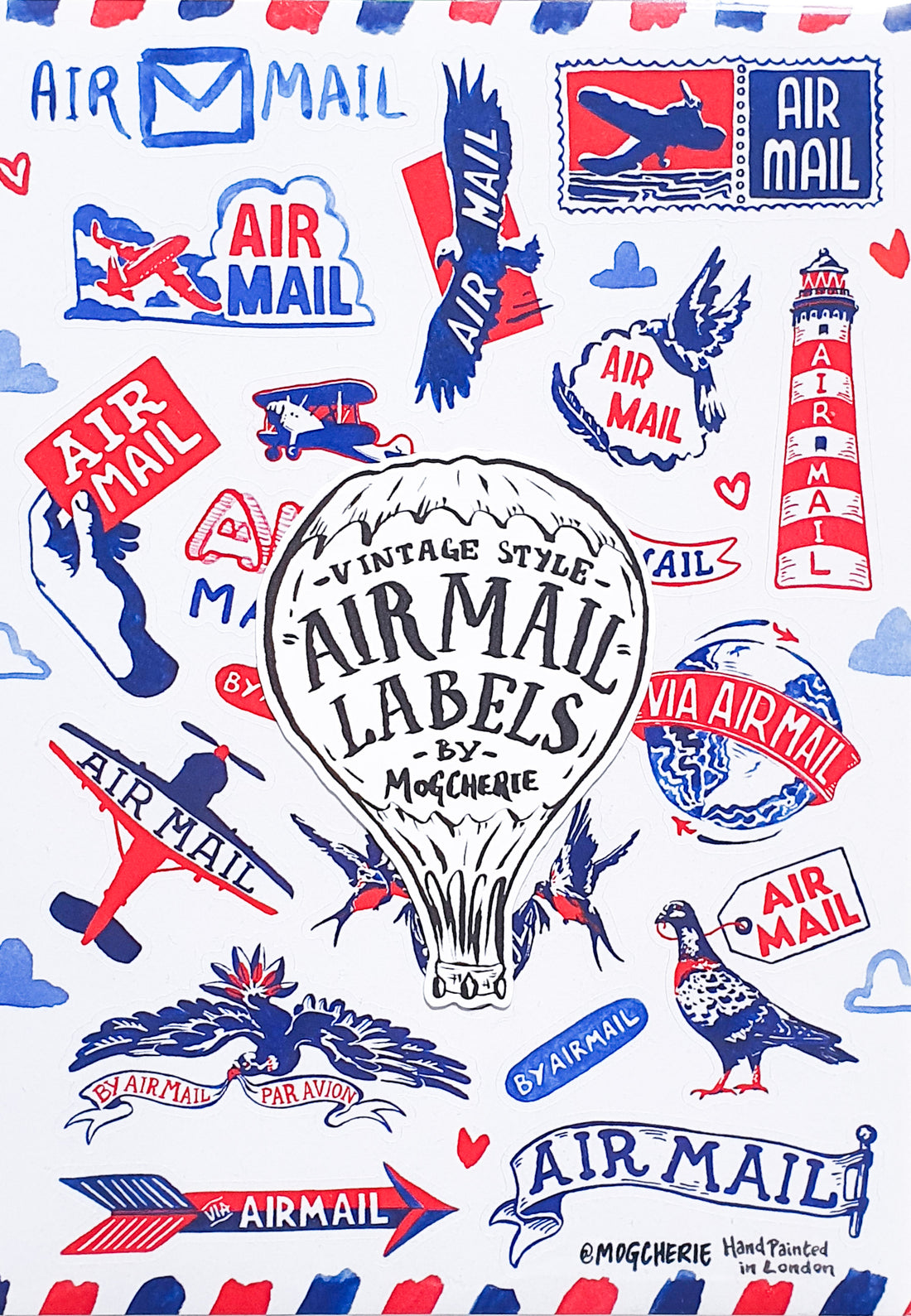 Airmail Stickers