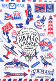 Airmail Stickers