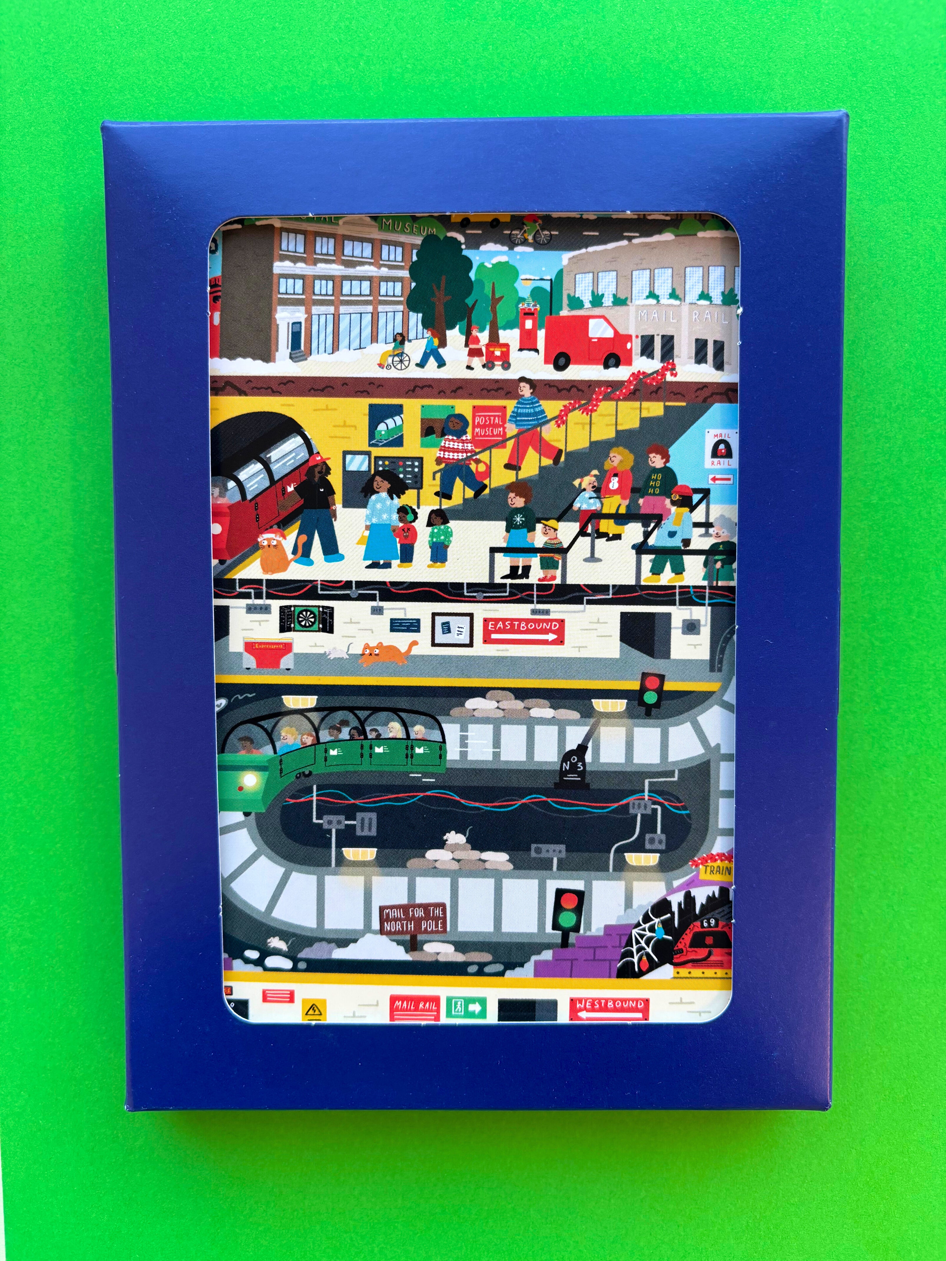 Mail Rail Christmas card pack