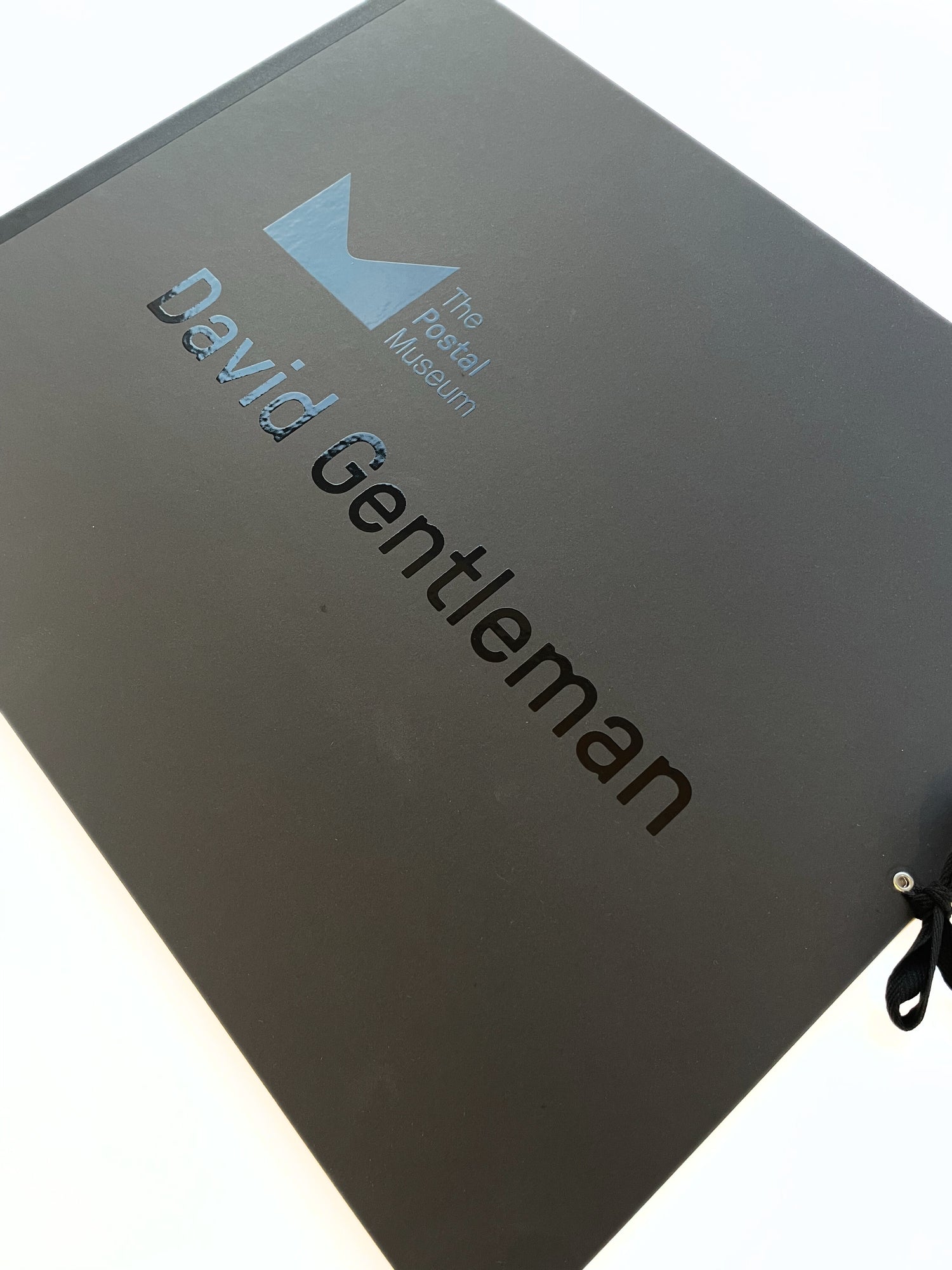 Gloss text on black background 